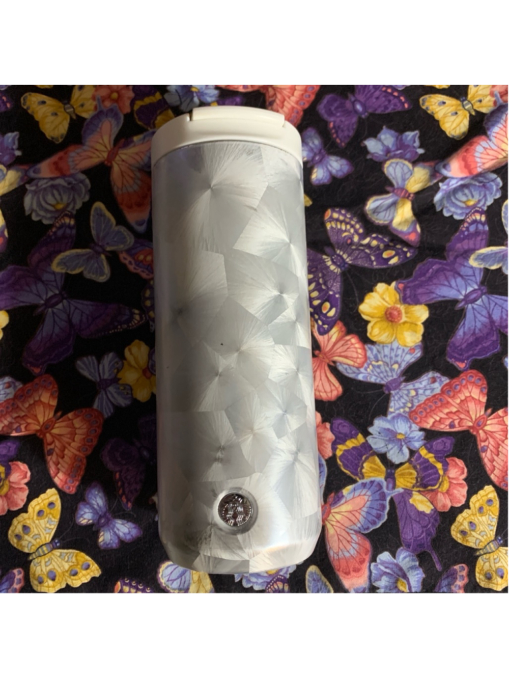 Starbucks Silver Stainless Steel Tumbler 12 oz